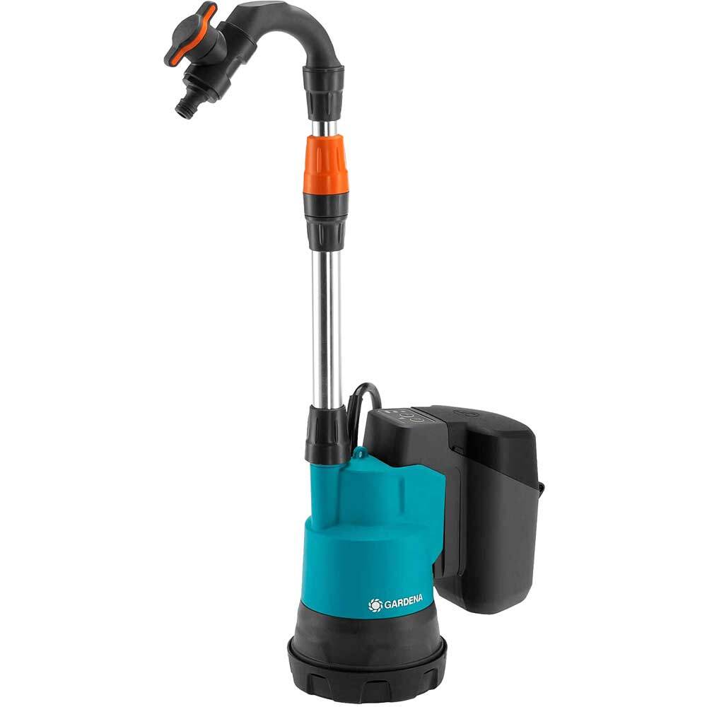 Gardena 2000/2 P4A 18v Cordless Rainwater Submersible Water Butt Tank Pump 1 x 6