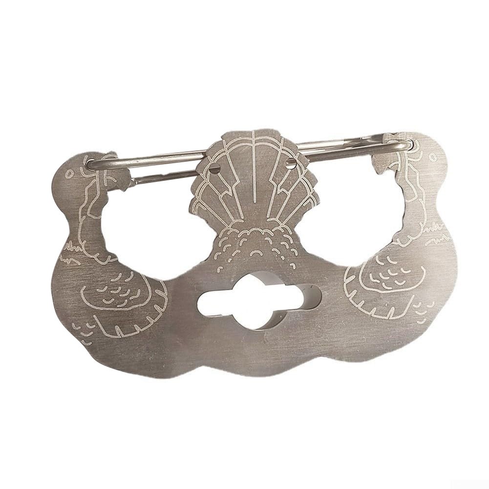 3X(Stainless Steel Turbo for Effortless Cooking BBQ Tools Stainless Steel1618