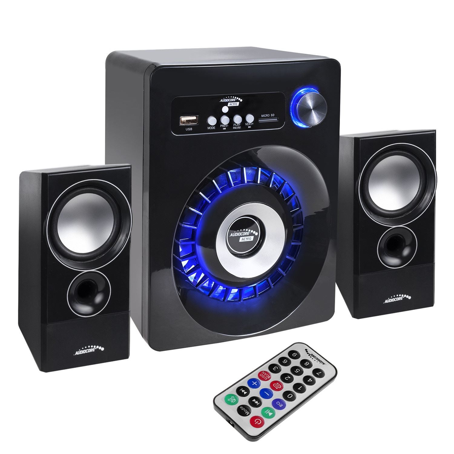 Bluetooth Speaker Set Audiocore FM TF AUX USB AC910