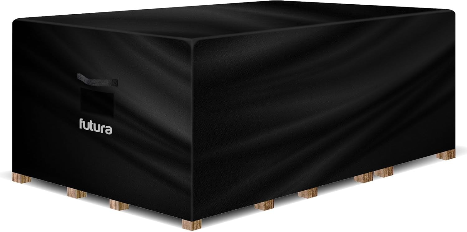 Futura Rectangular Garden Furniture Covers Waterproof 180x120x74cm, 420D Oxford