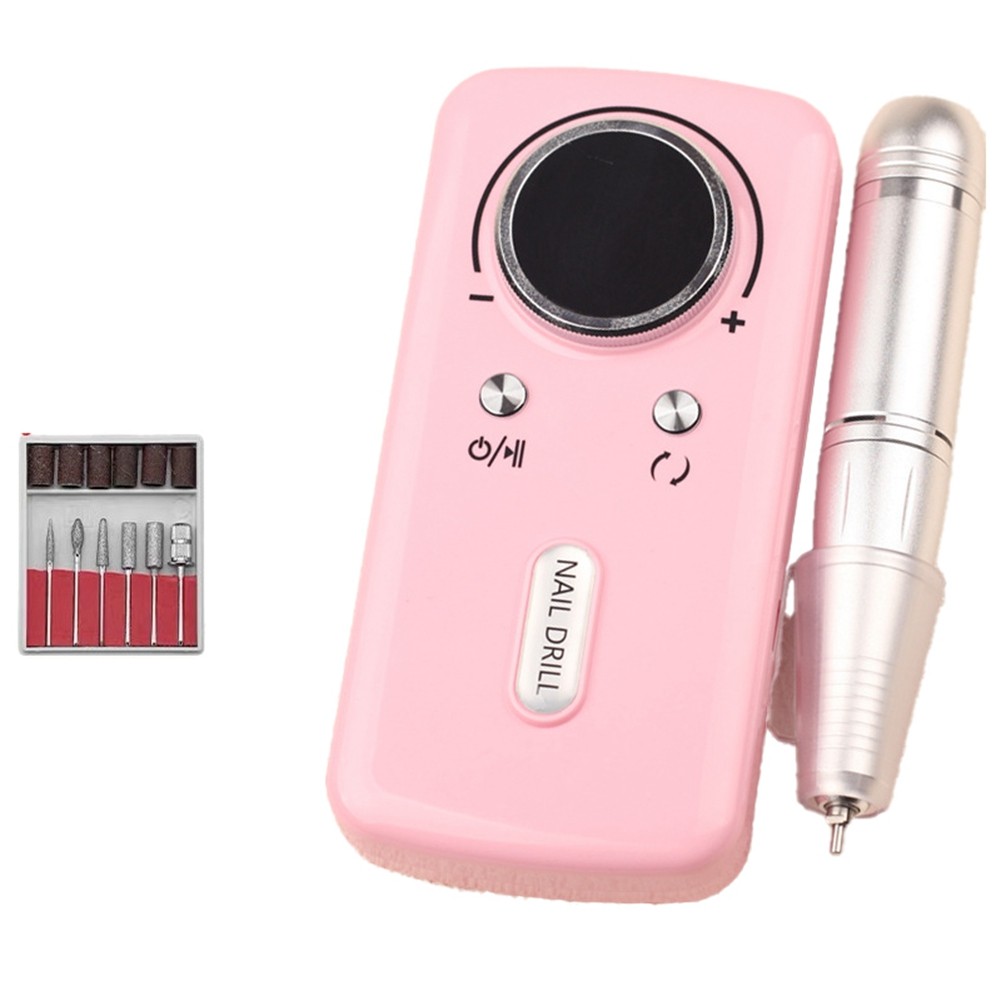Electric Nail Drill Machine with LCD Display Rechargeable Nail File Nails8507