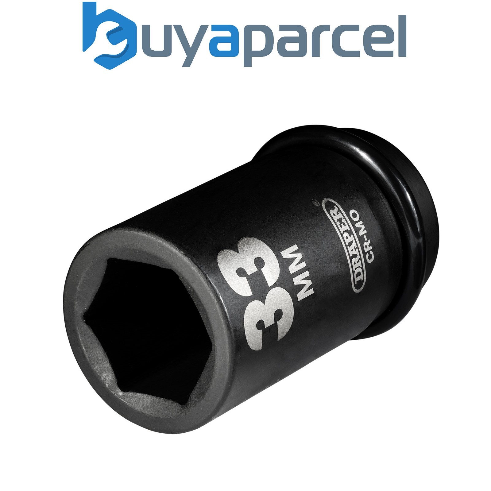 Draper 05147 Draper Hi-TORQ Deep Impact Socket, 1" Sq. Dr., 33mm