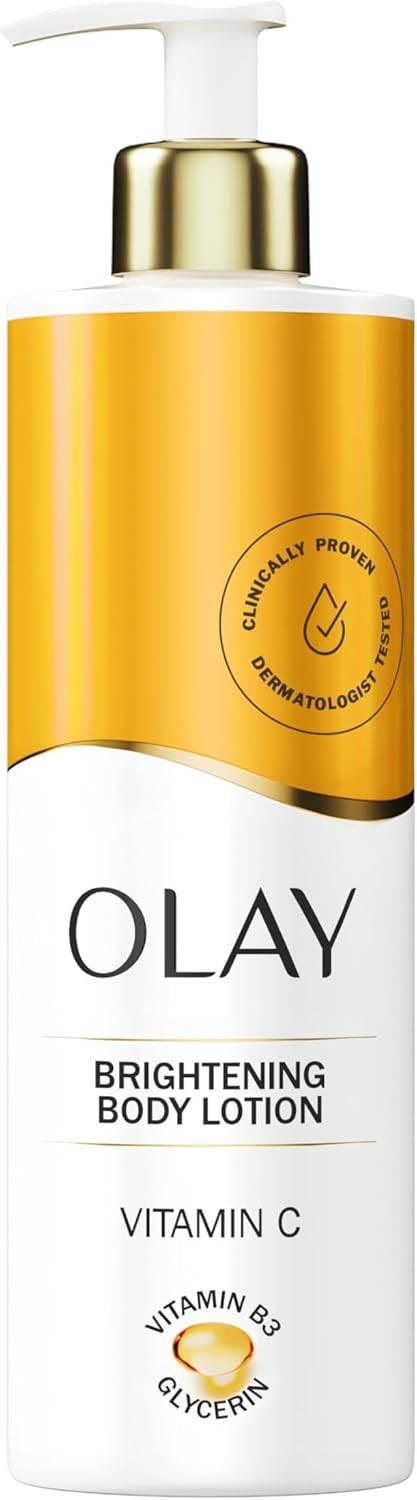 Olay Vitamin C Brightening Body Lotion, 24HR Moisturising Cream For Full Body S