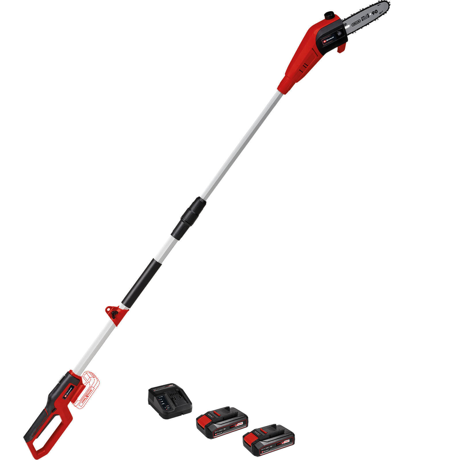 Einhell GC-LC 18/20 Li T 18v Cordless Pole Tree Pruner 200mm 2 x 2.5ah Li-ion