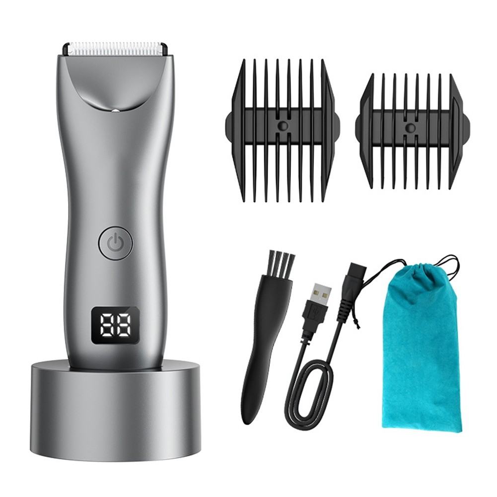 Body Hair Trimmer Ceramic Blade Electric Shaver Chest Hair Trimmer Beard6385
