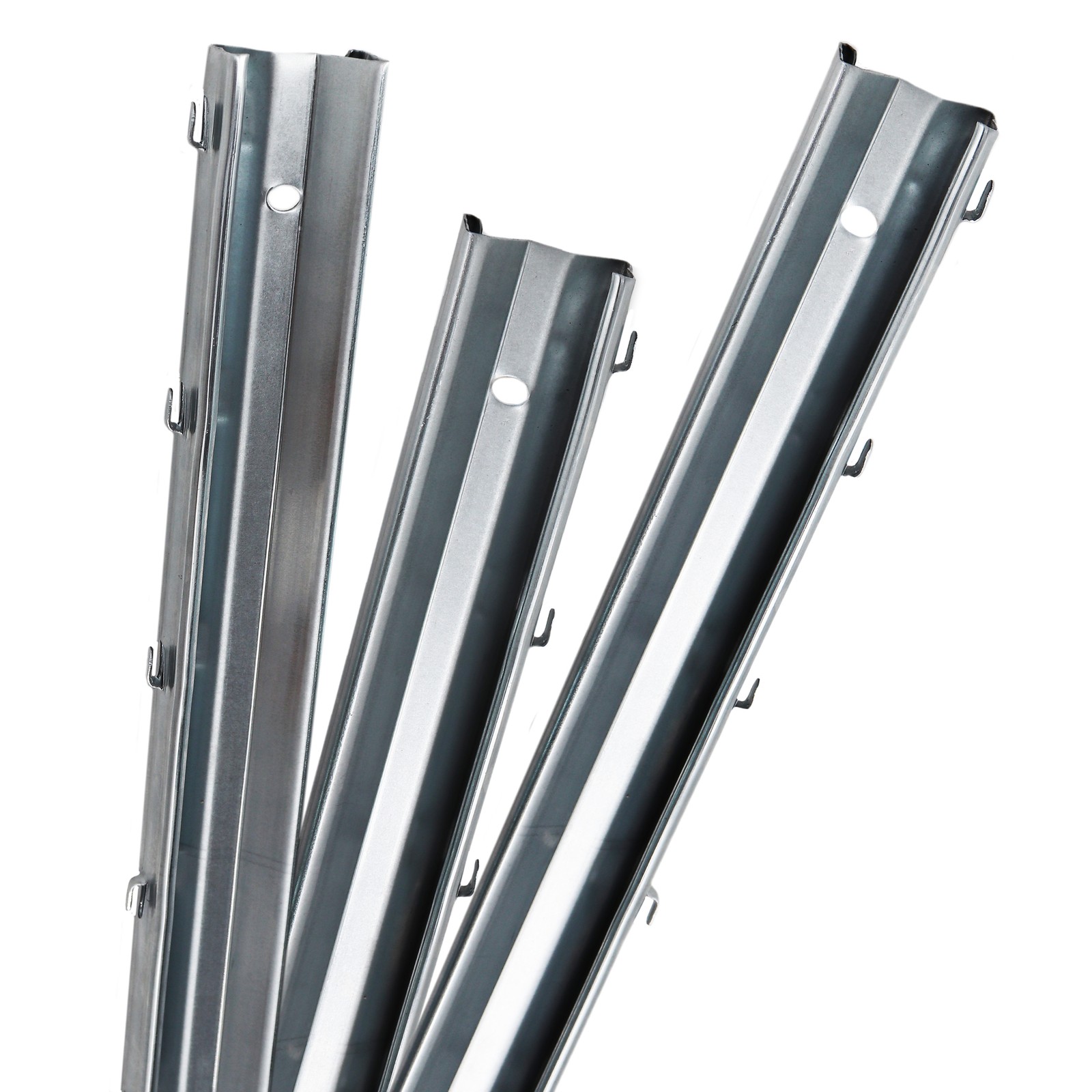 10 Z-section Fence posts 1.50 m Game fencing Forest fencing Field fencing Knotte