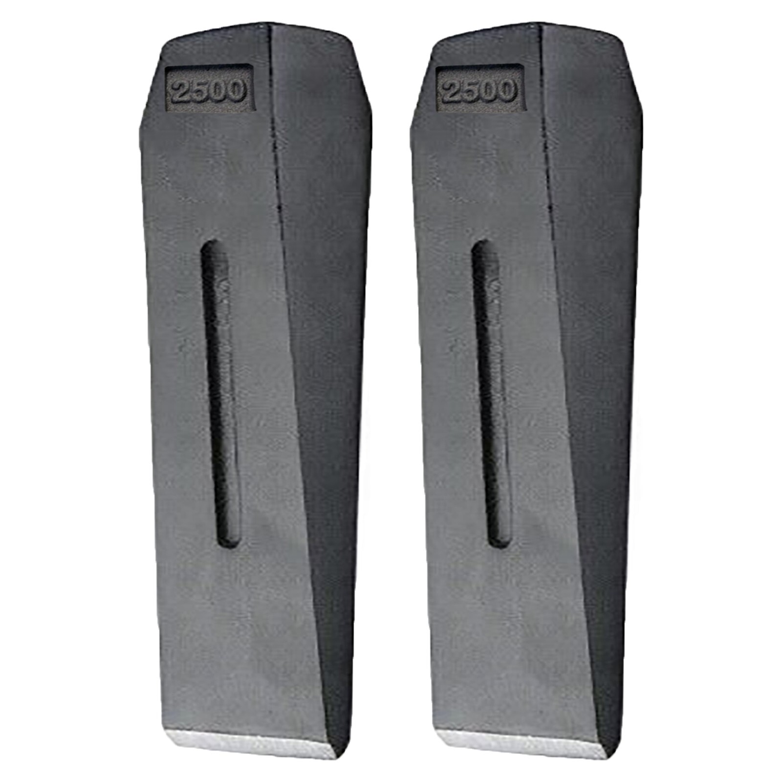 Log Splitting Wedge Chisel 2.5KG 6lb 10" Wood Timber Splitter Maul Spike 2 Pack