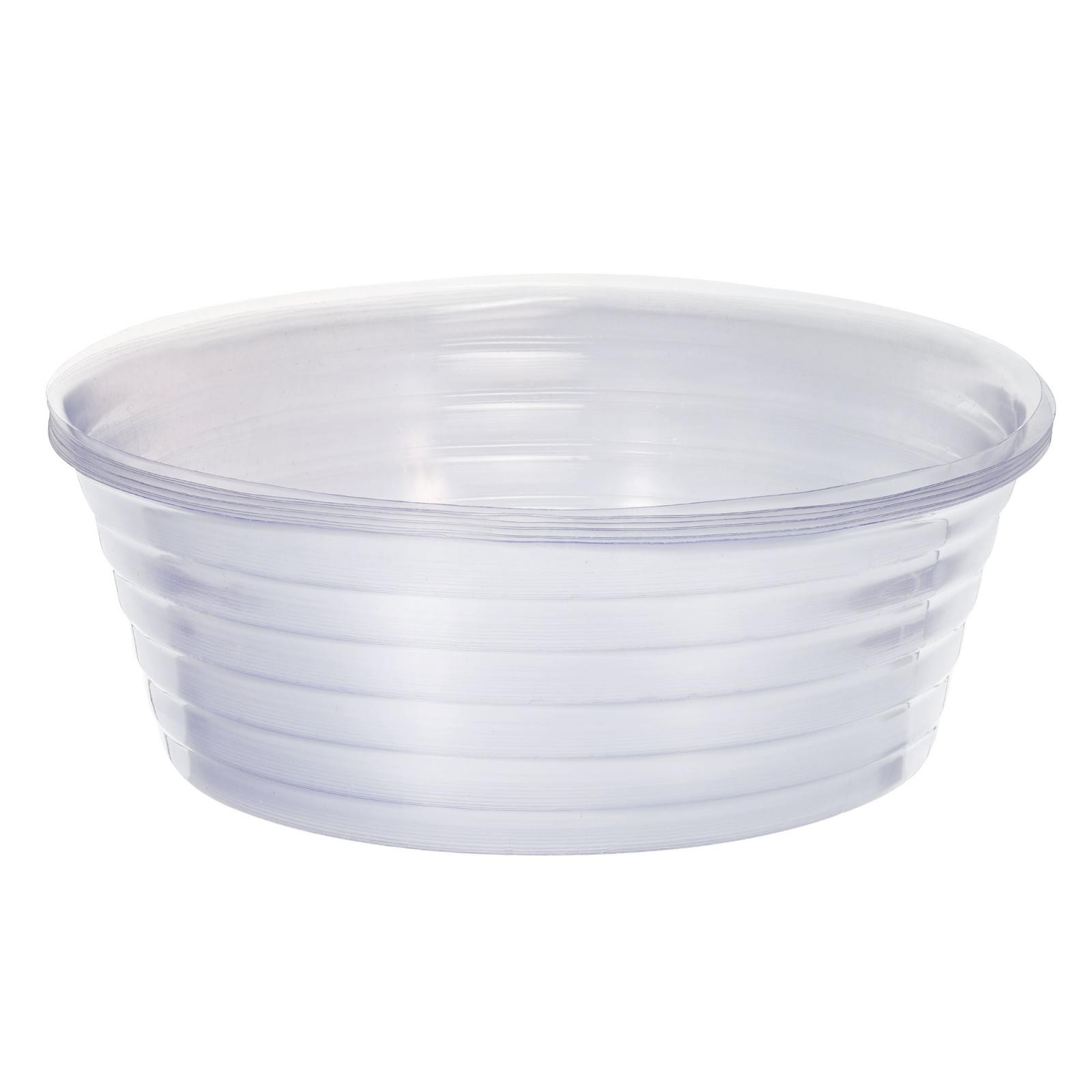 10pcs Plant Pot Saucer 13.4" Plastic Round Flower Drip Tray Indoor Outdoor Clear