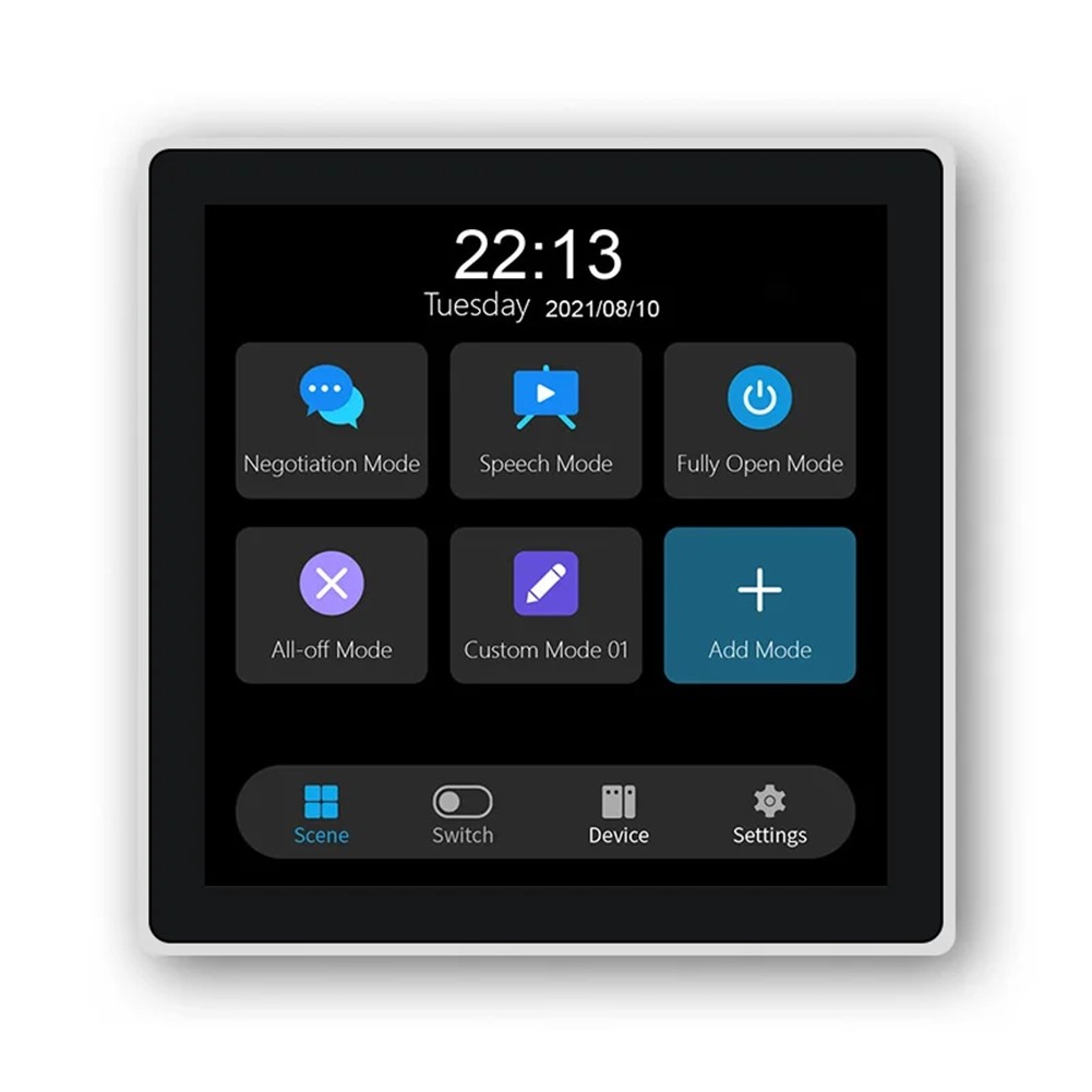 Tuya T3E Panel  Screen Panel EU Control Panel  Home Wall Push Light 2496