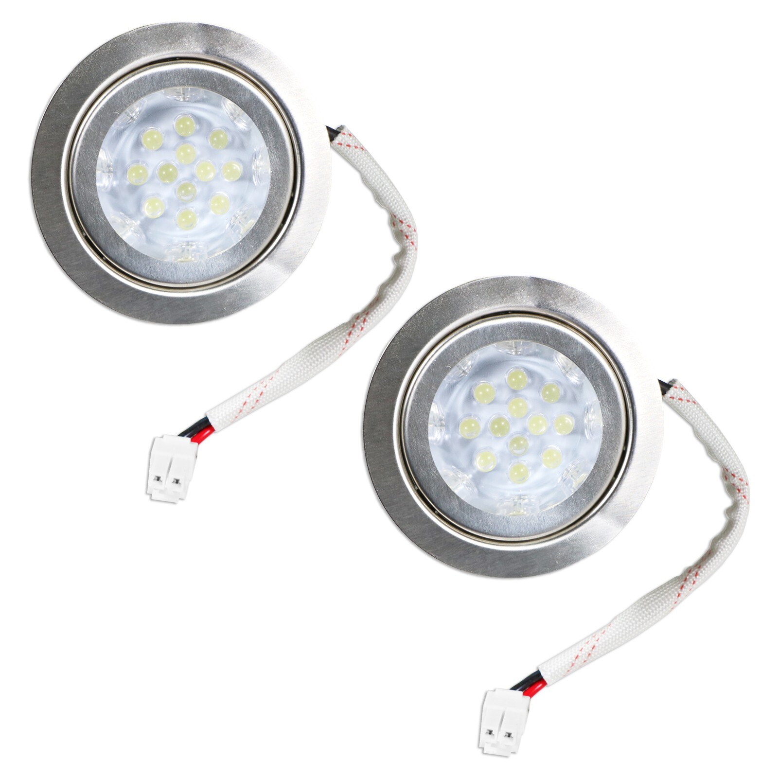 LED Light for BEKO Cooker Hood Extractor Vent Bulb Silver 70mm 1.5W 12V 2 Pack