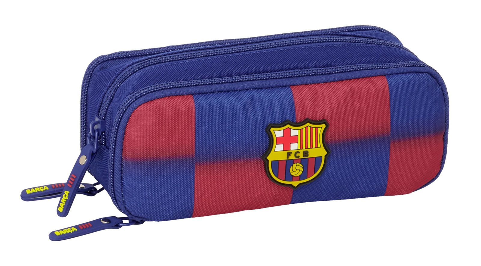 Safta F.C. Barcelona 1st Team 25/26 – Triple Folding Pencil Case, Children's Pen
