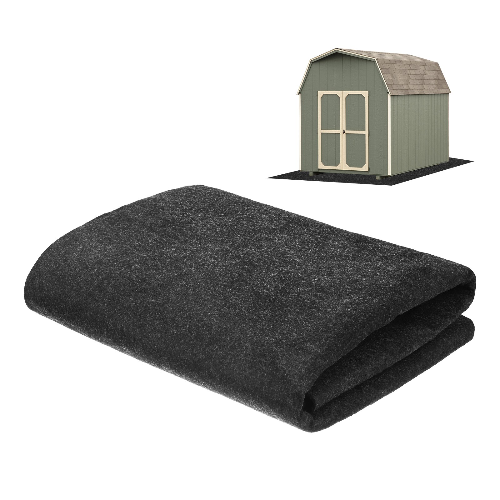 Outdoor Storage Shed Mat, 1524x914mm Non Slip Waterproof Carport Protect Pad