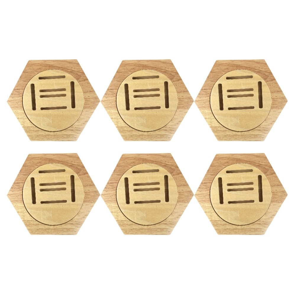 Hexagonal Wall Medal Rack Hexagonal Combination Medal Home Wall Decoration P5W8
