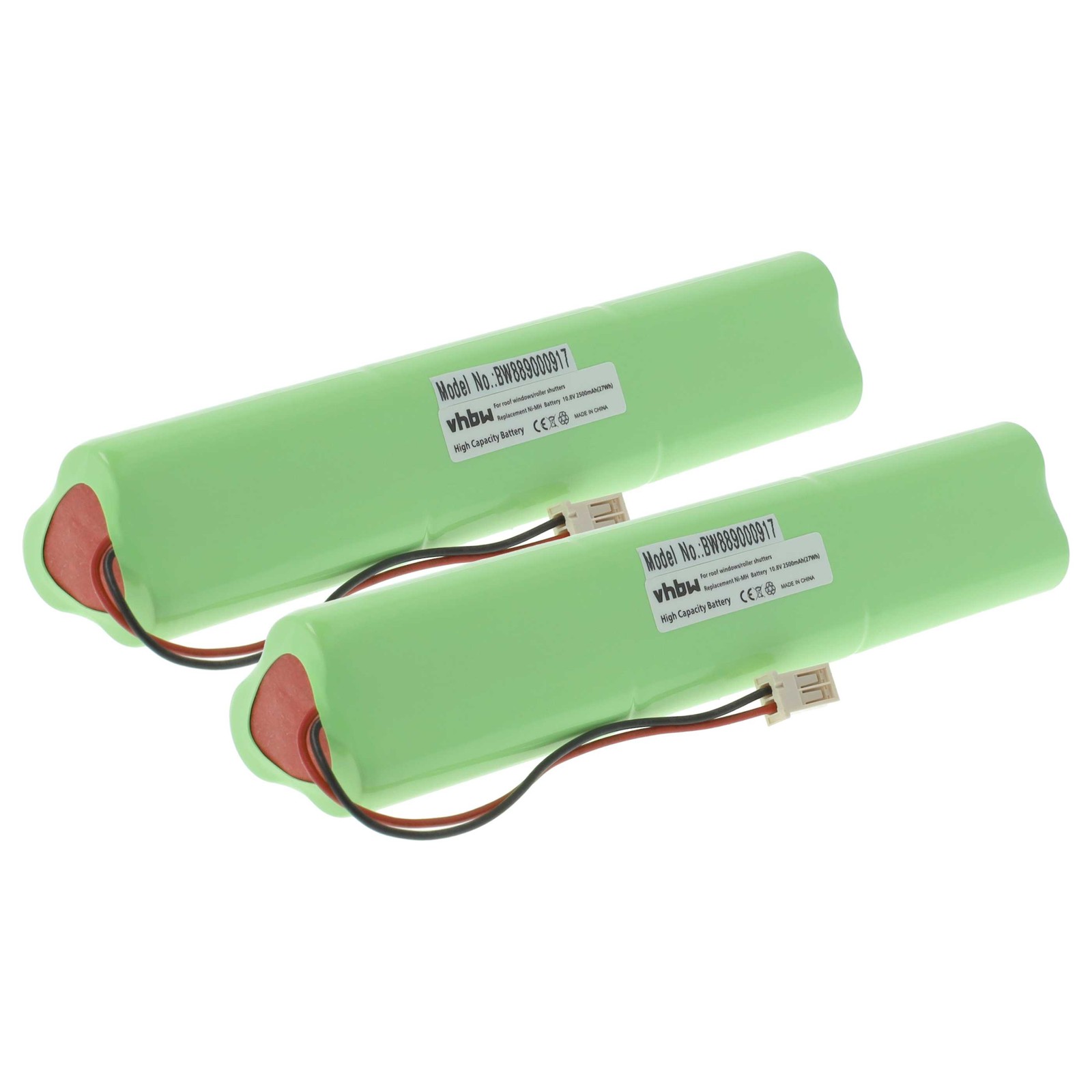 2x Battery for Velux 946930 946933 10.8V NiMH