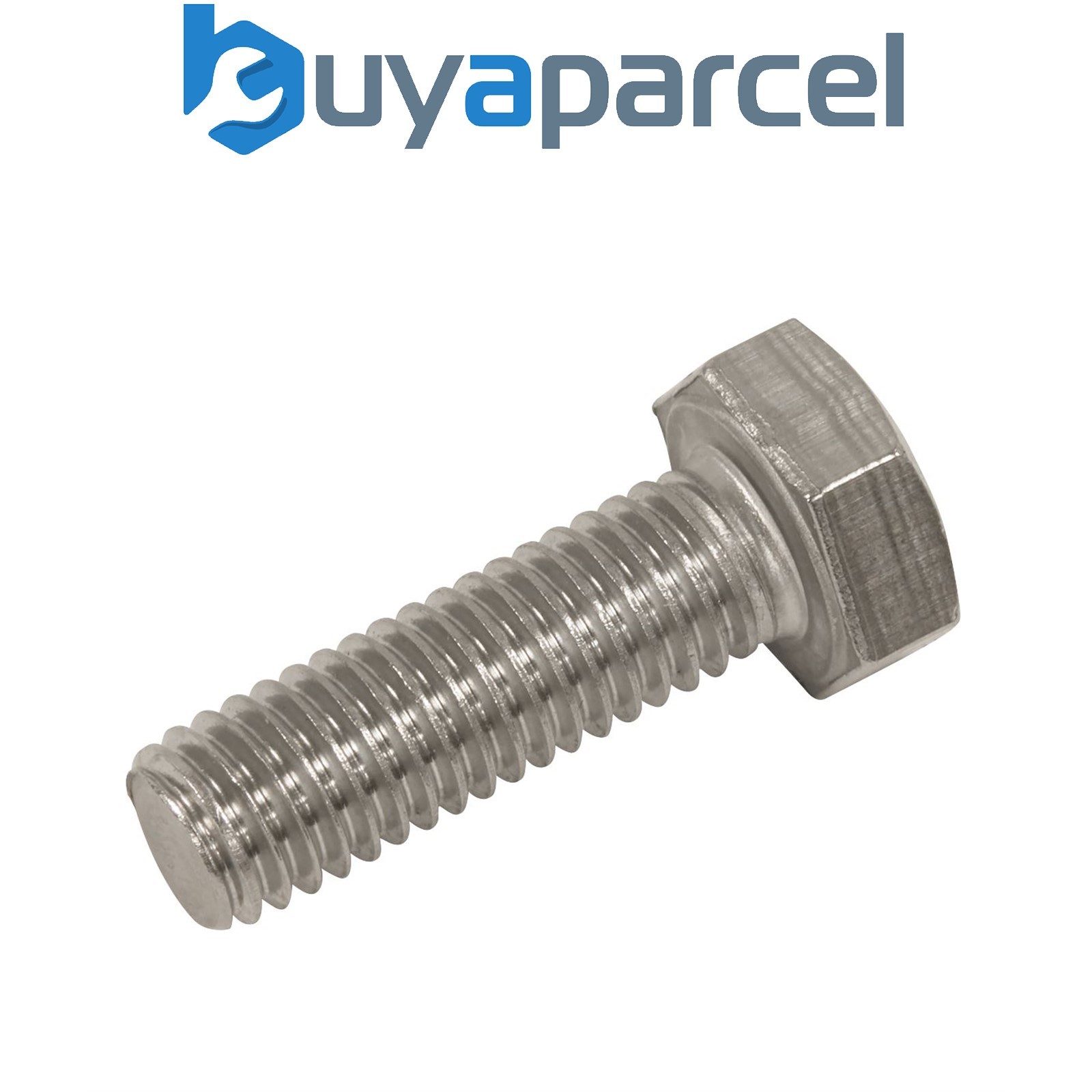 Sealey S825S Stainless Steel Hex Head Set Screw DIN 933 - M8 X 25 A2 - Pack of 5