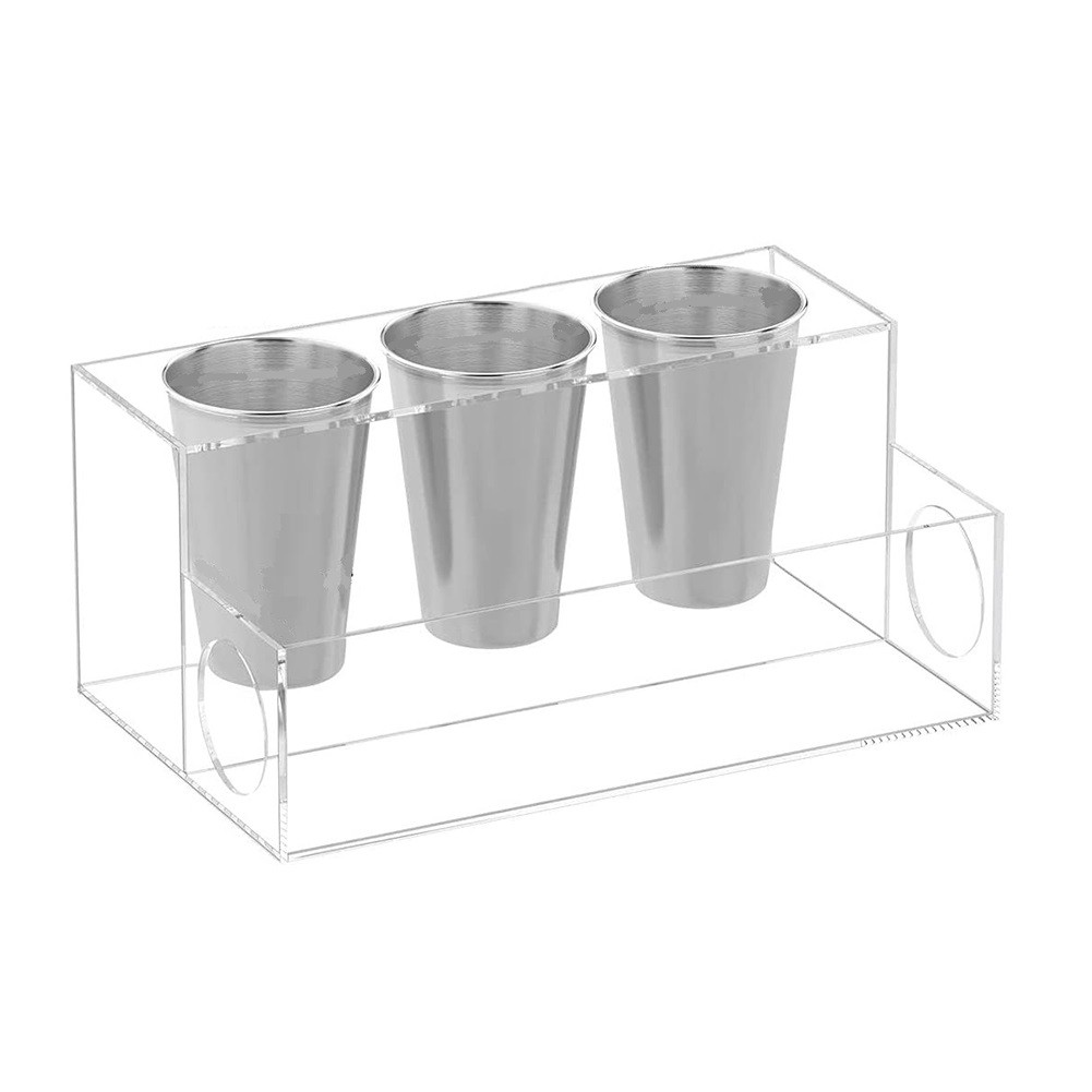 Hair Tool Organizer Acrylic Countertop Hair Dryer and Styling Holder Makeup5195