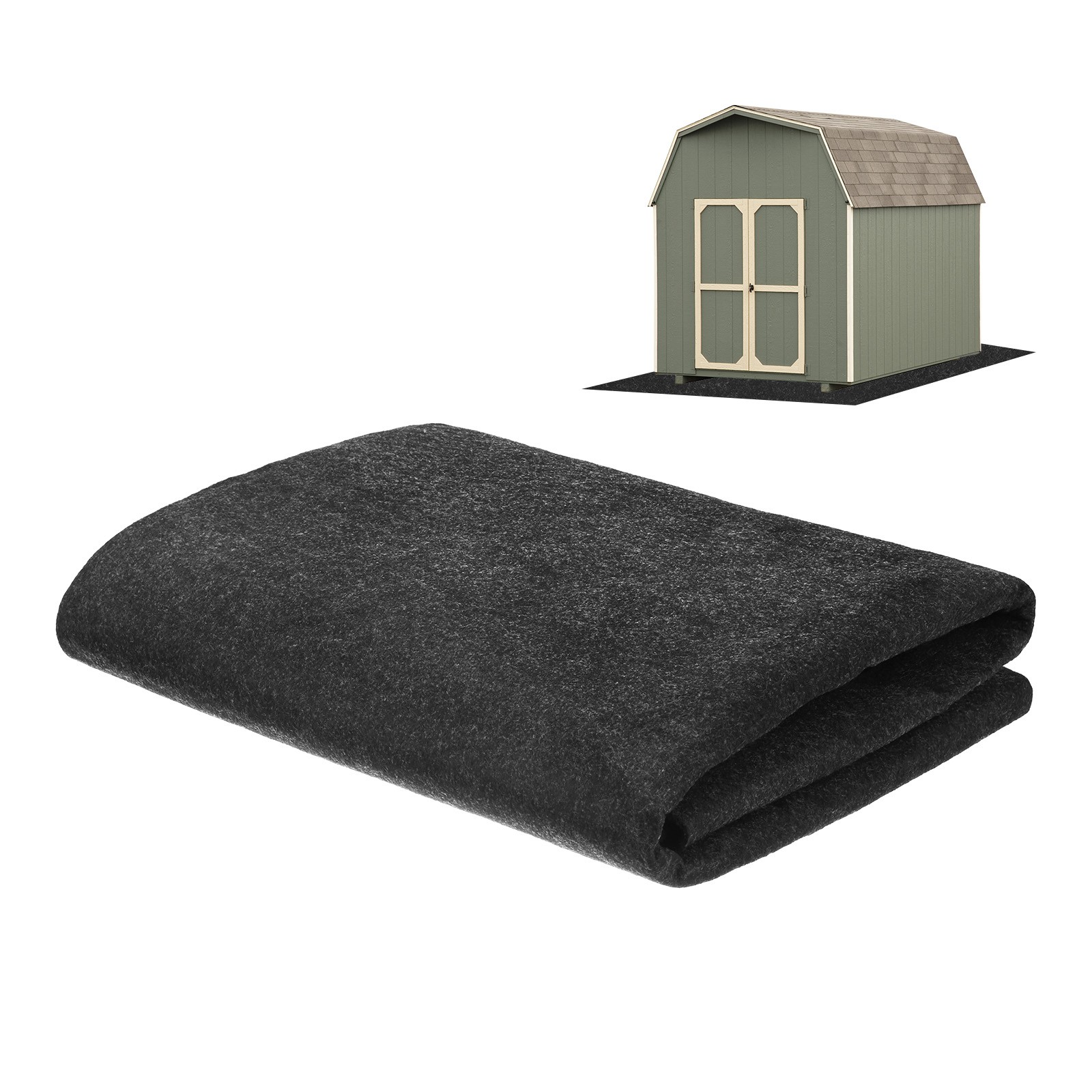 Outdoor Storage Shed Mat, 1270x914mm Non Slip Waterproof Carport Protect Pad