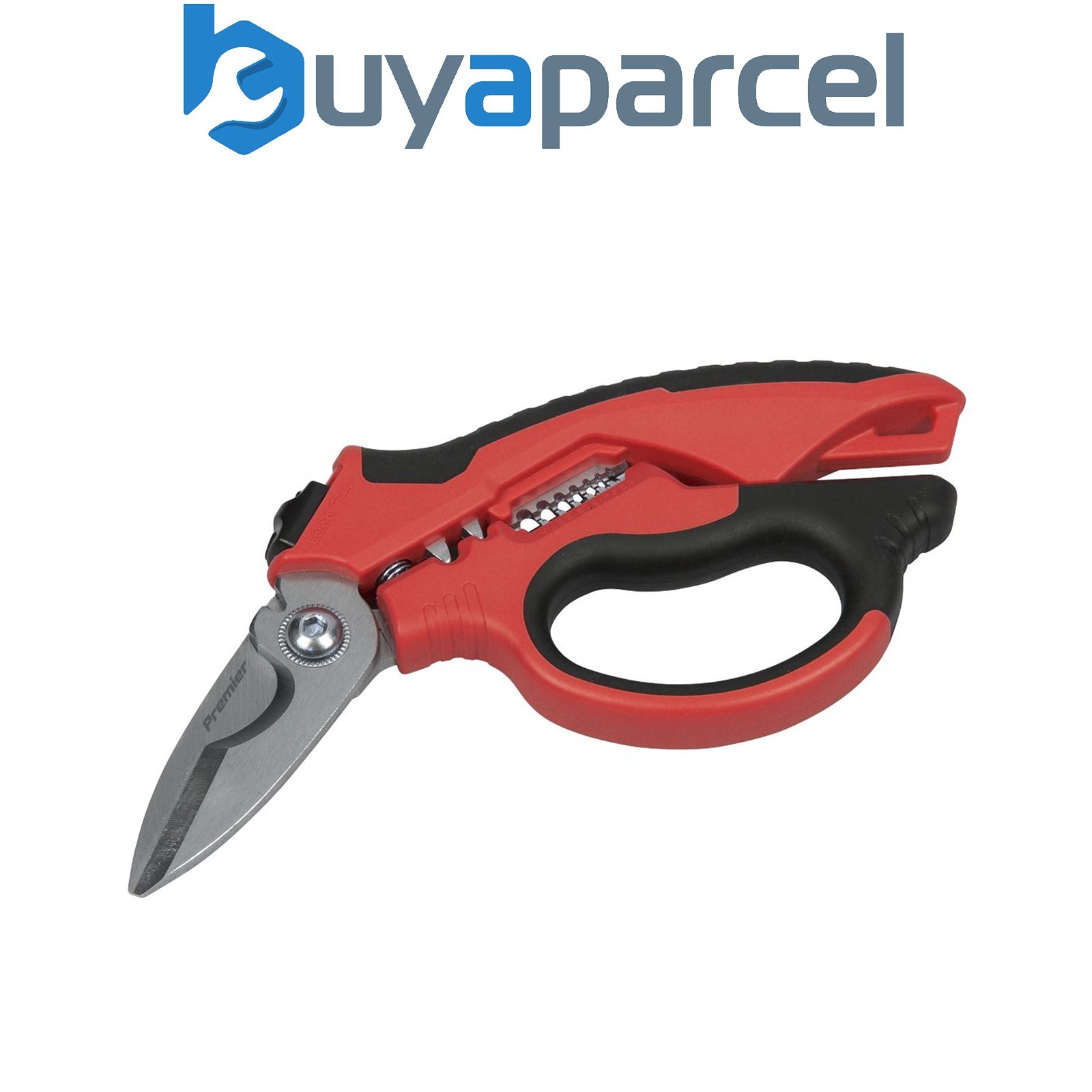 Sealey AK8527 Heavy-Duty Electrician's Angled Shears 200mm 3-In-1