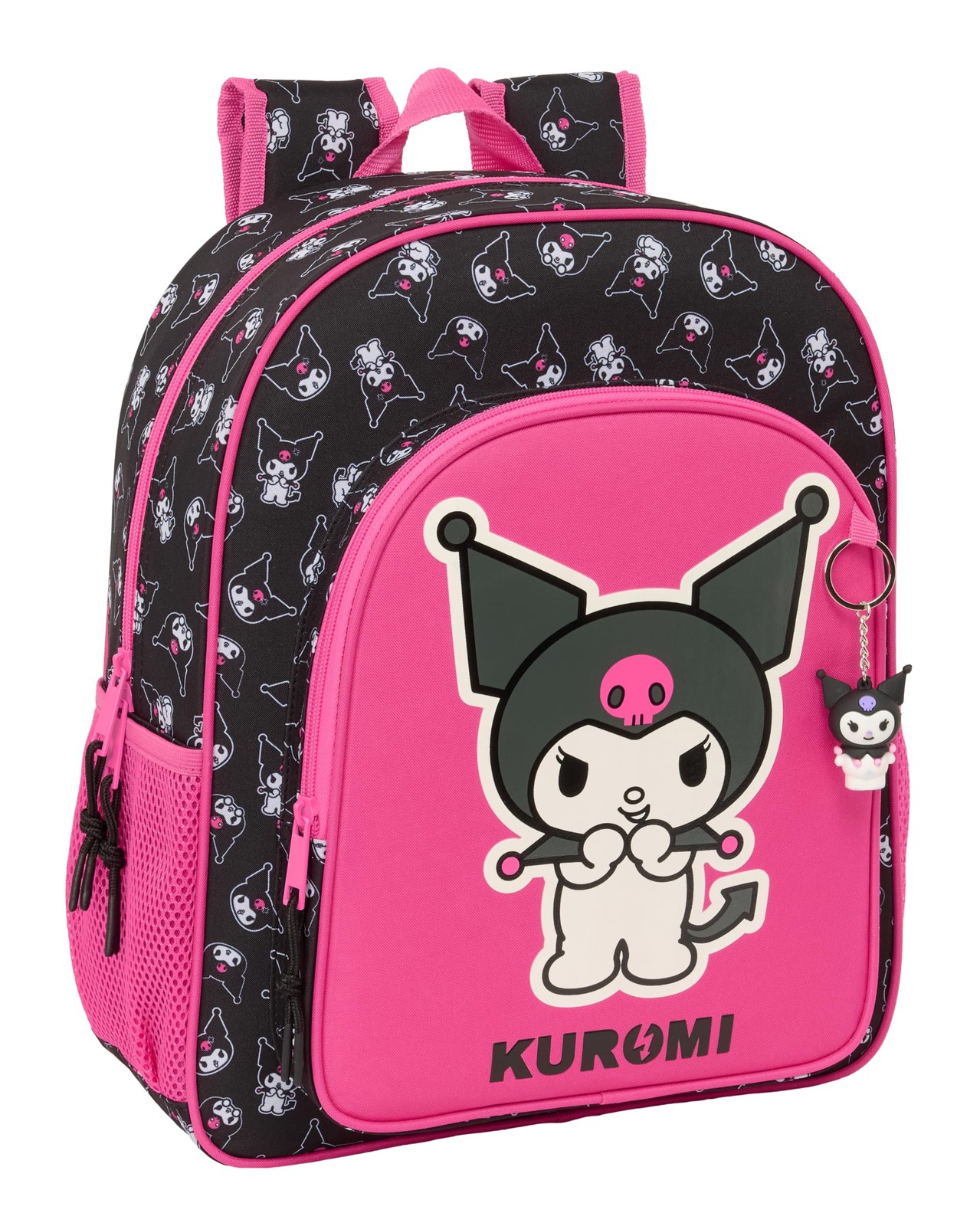 Safta KUROMI – Children's School Backpack, Adaptable to Trolley, Ideal for Schoo