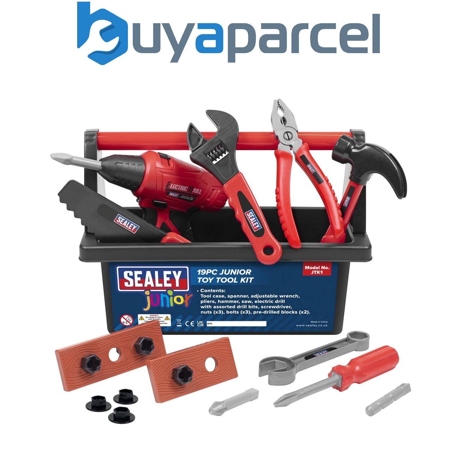 Sealey JTK1 Junior Toy Tool Set 19pc