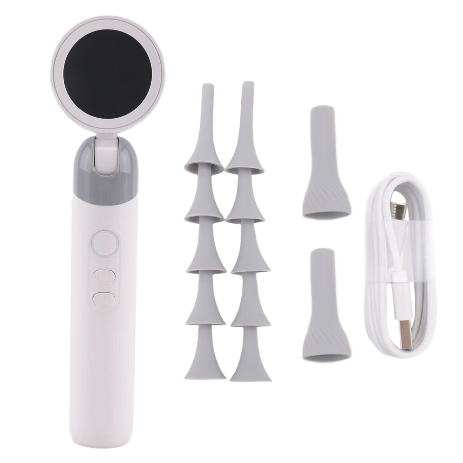 Visual Ear Otoscope 1.38 Inch IPS Endoscope 1080P Camera Ear Wax Clean7519