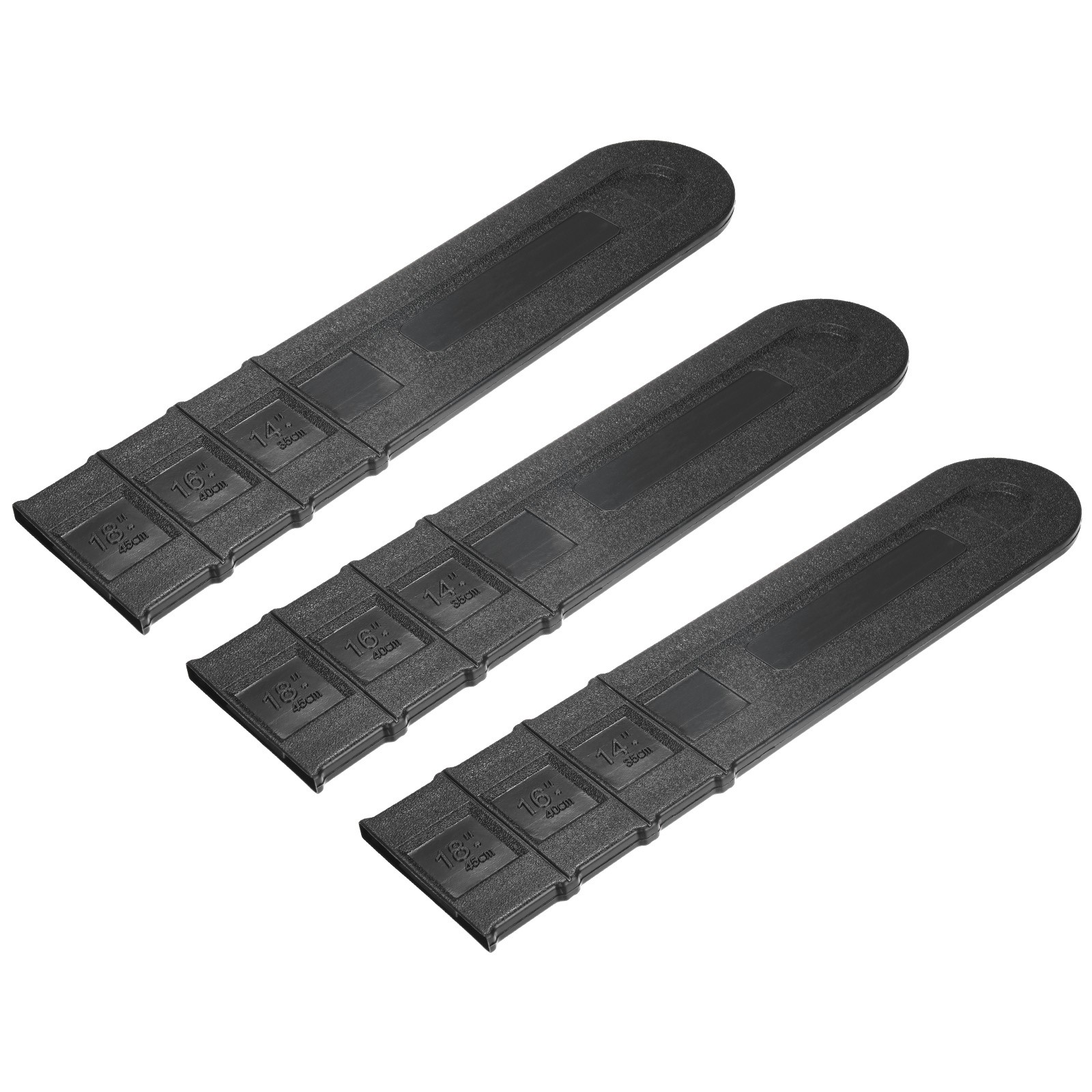 3pcs Chainsaw Chain Cover 18" Plastic Scabbard Cover for Garden Chainsaw