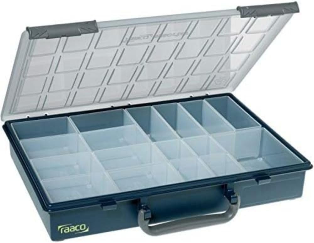 Raaco 136228raaco Compartment box Assorter PSC 55 4x8-17, Polypropylene,337x258
