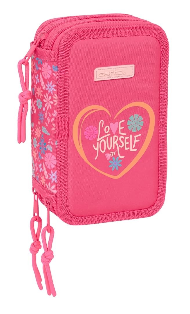 Safta FEELING – School Pencil Case with 37 Tools Included, Children's Pencil Cas