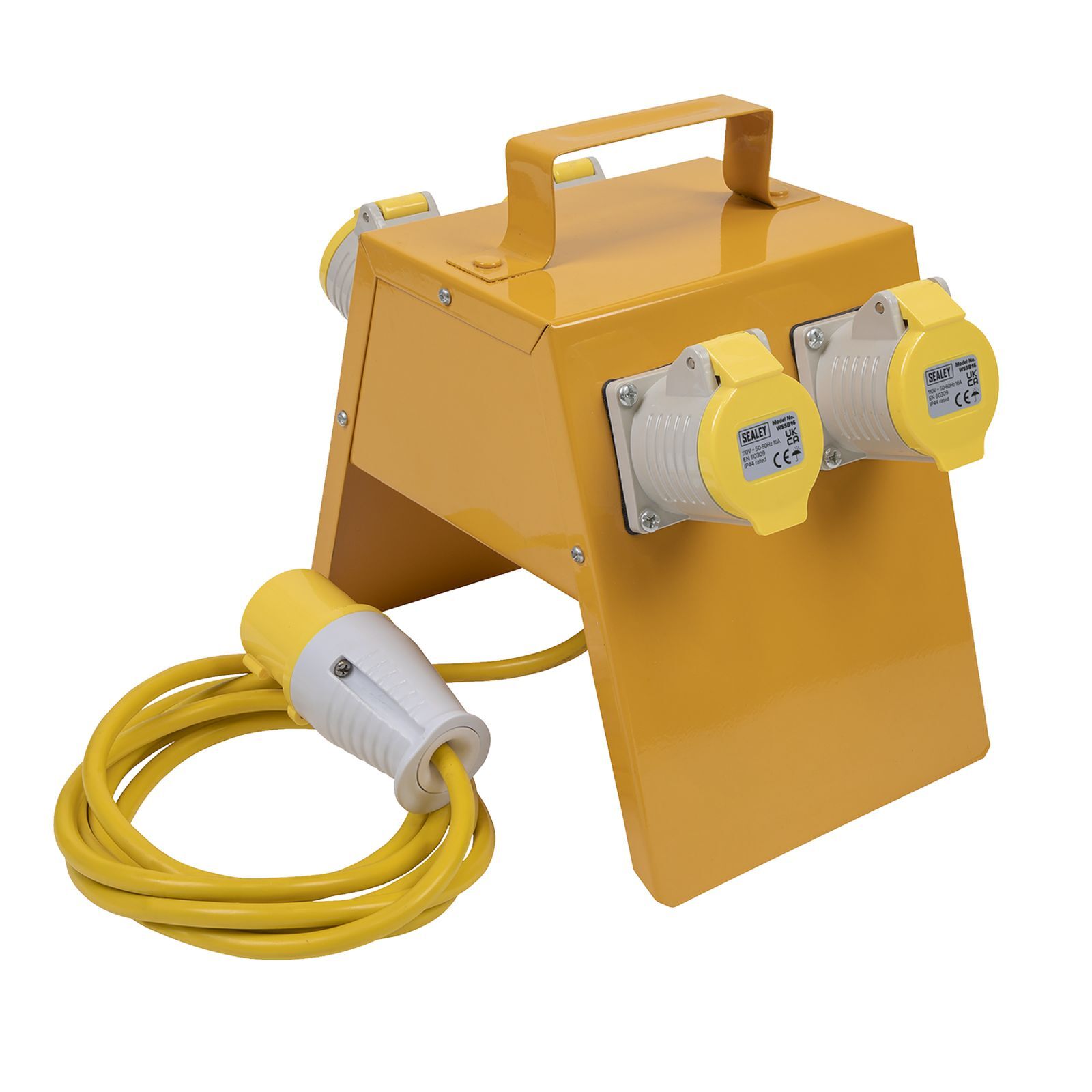 Sealey CEE 4-Way Splitter Box 1.5mm Cable 16A Plug - WSSB16