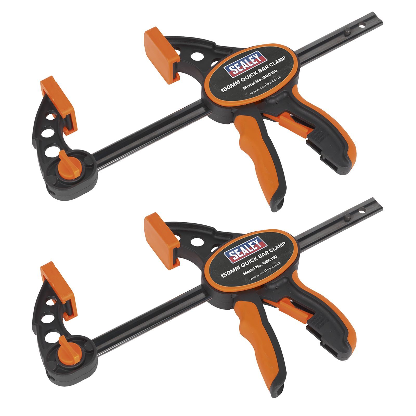 Sealey Quick Bar Clamp 150mm - 2pc Set - QBC1502