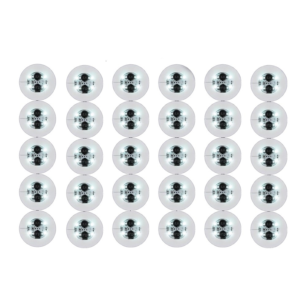 3X(LED Coaster,30 Pack Light Coasters for Drinks,Led Coaster Lights Bottle7782