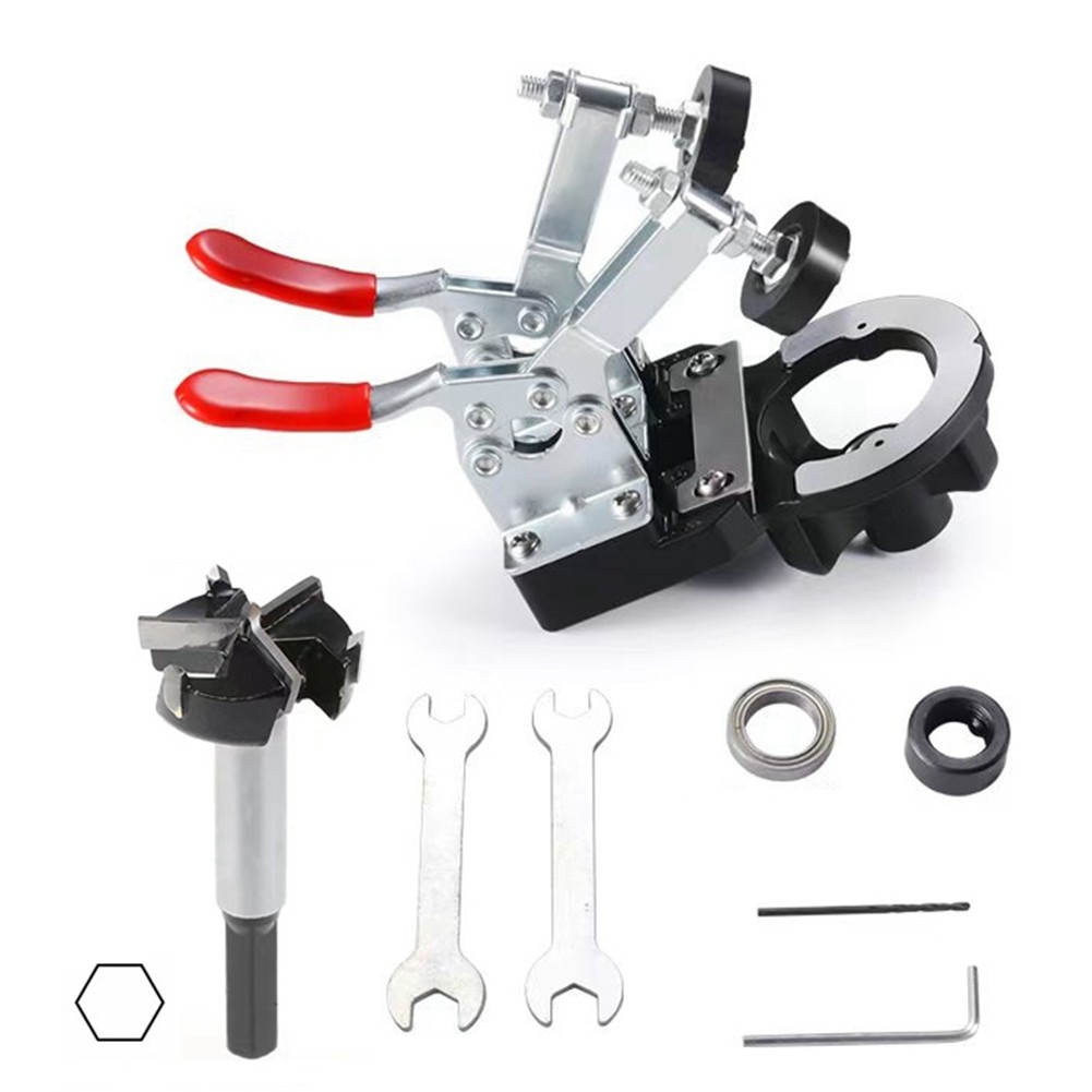 35mm Concealed Cabinet Door Hinge Mounting Jig,Hinge Hole Drilling Tool2547