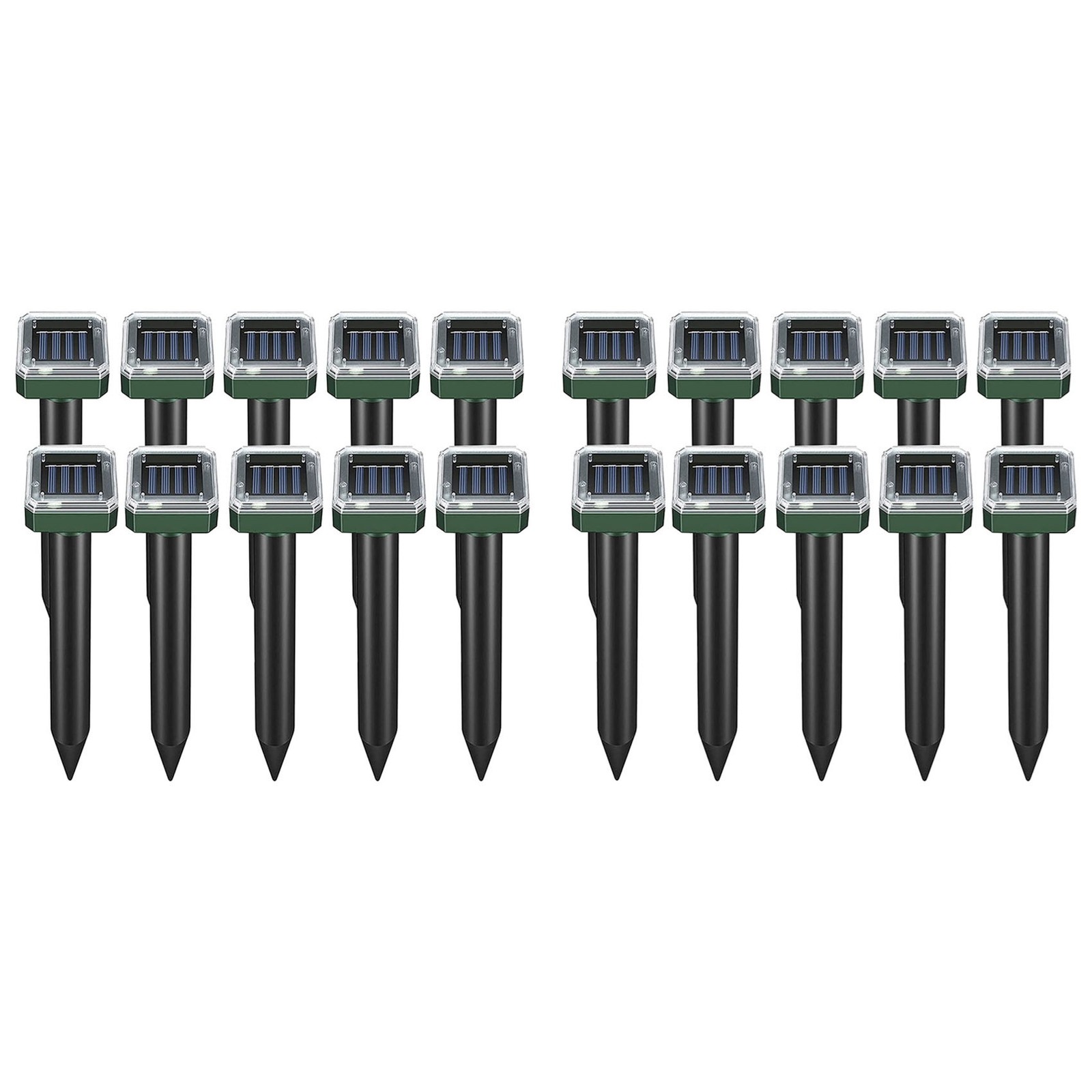 Mole Repellent Squirrel Repellent 20 Pack Ultrasonic Snake Repellent6549