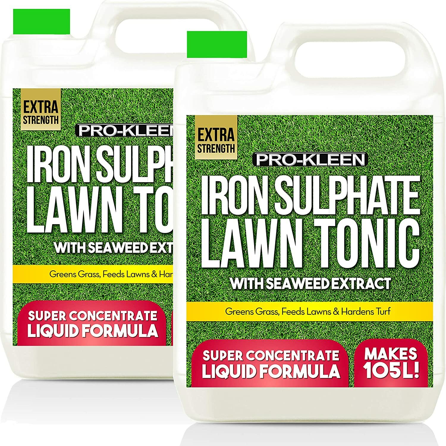 ProKleen Iron Sulphate Liquid Ferrous Miracle Grass Turf Lawn Tonic Feed 10L