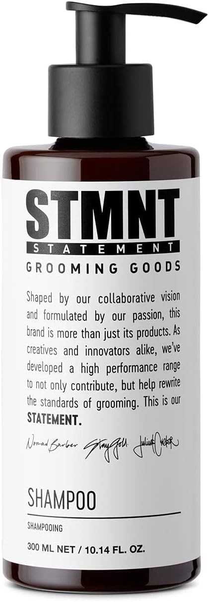 STMNT Grooming Goods Shampoo 300ml | SLS/SLES Sulfates Free | Activated Charcoa