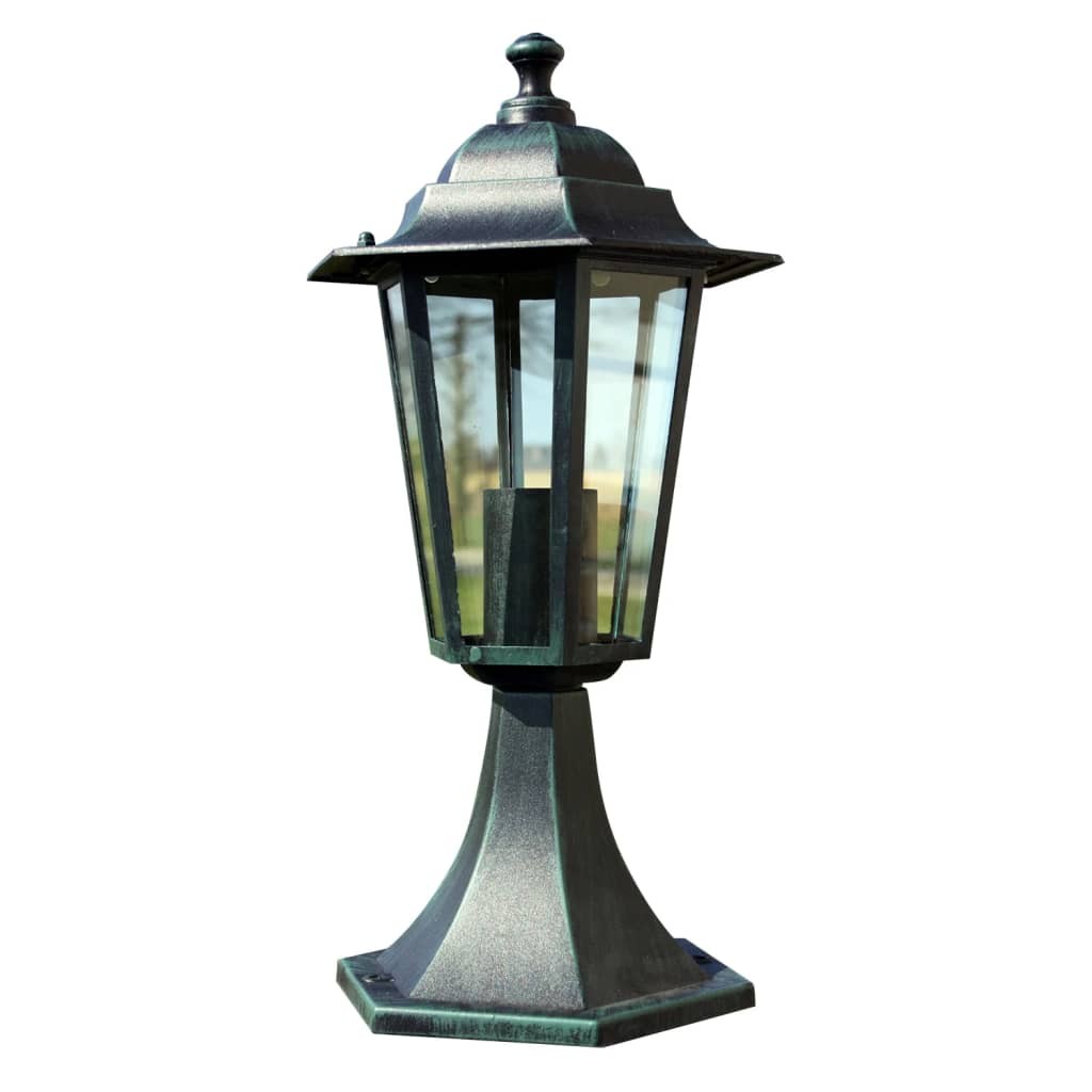 Garden Lamp 41cm Dark Green Outdoor Landscape Pathway Lighting Lantern vidaXL