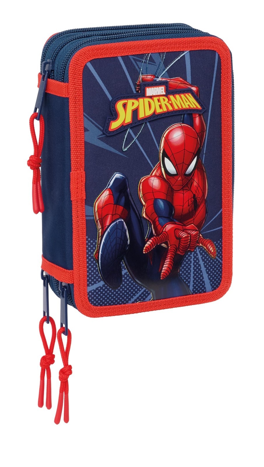 Spider-Man – School Pencil Case with 37 Tools Included, Children's Pencil Case,