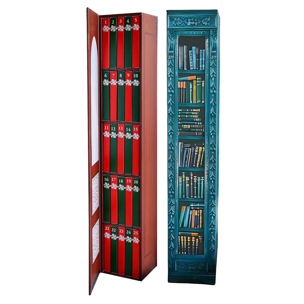 2Pack Book Ornament Advent Calendar, Christmas Advent Calendar with Book2419