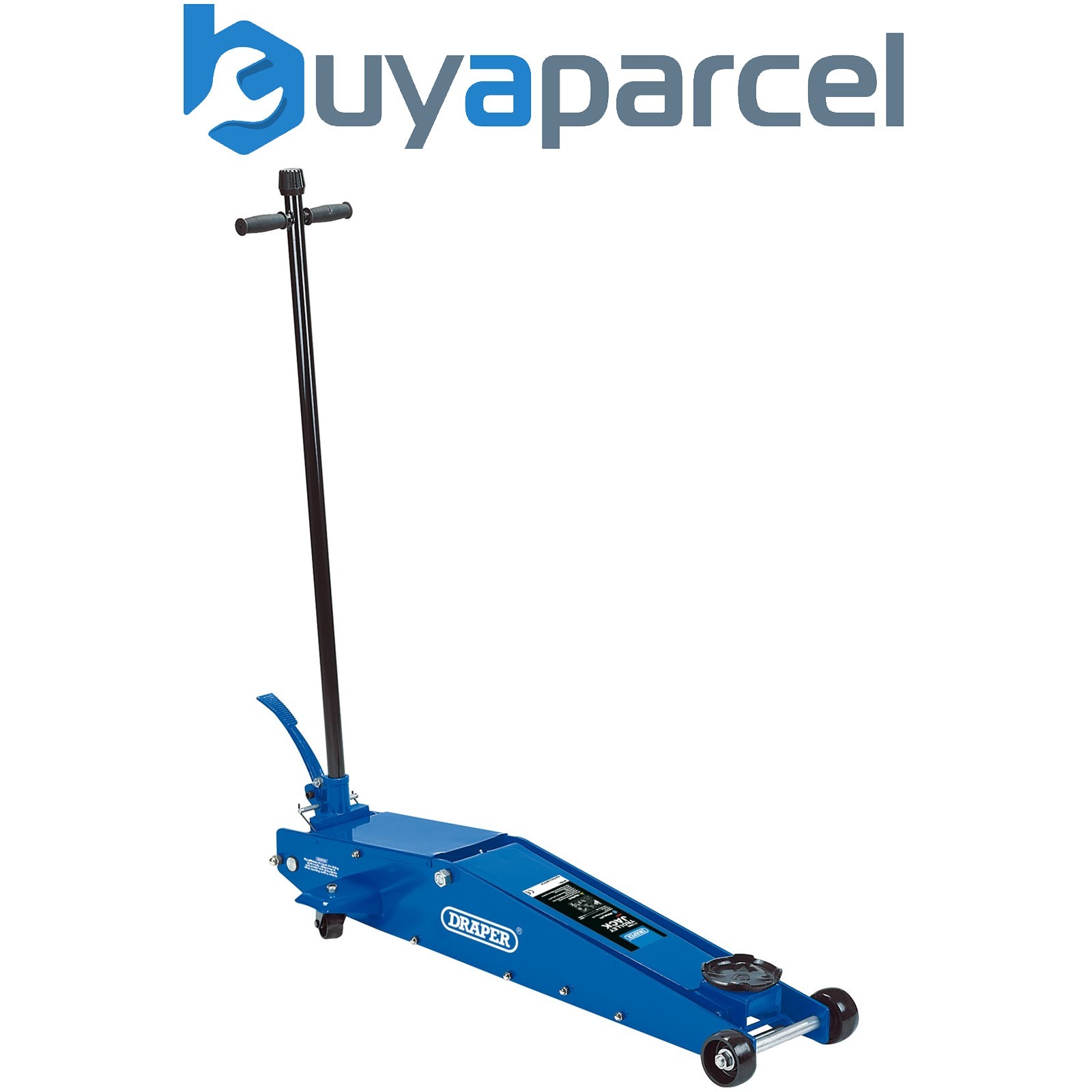 Draper 03461 Long Chassis Trolley Jack, 2 Tonne