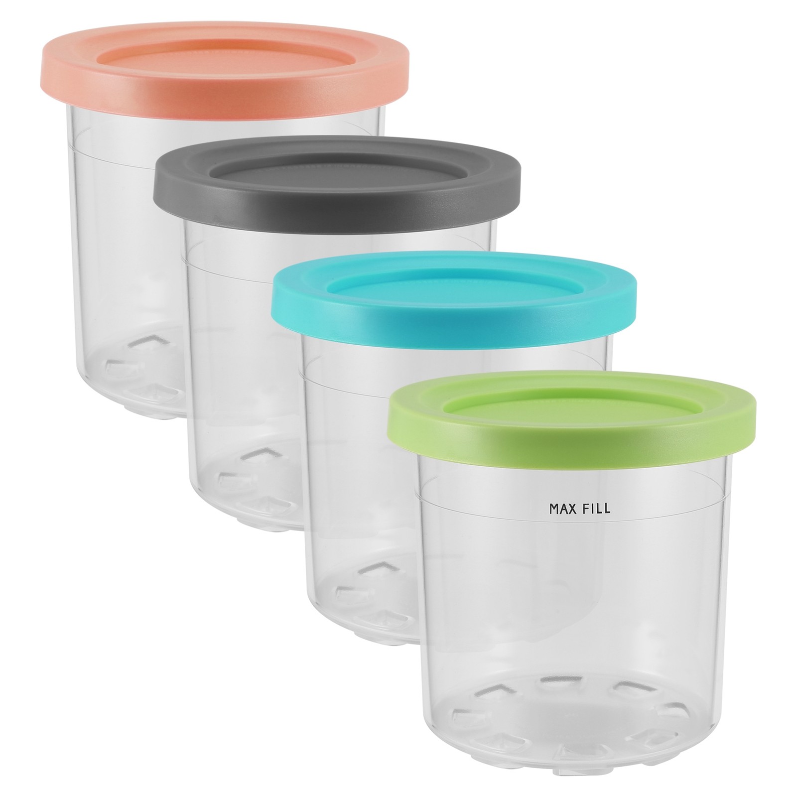 Ice Cream Pints Cup, Ice Cream Containers with Lids for Creami Pints3558