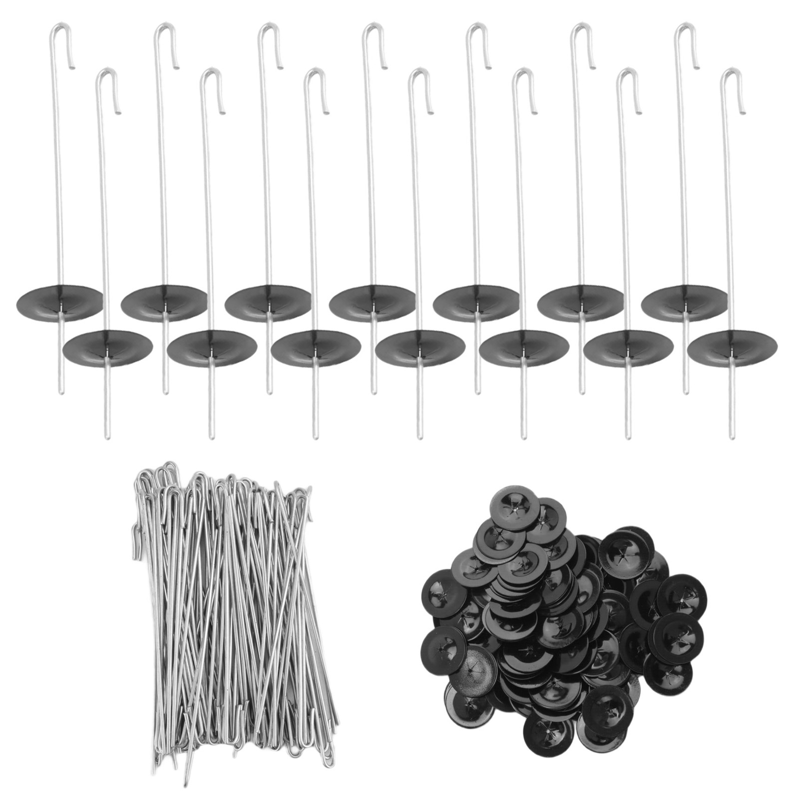 100 Packs Solar Panel Guard Clips, Stainless Steel Wire Fence Fasteners8743