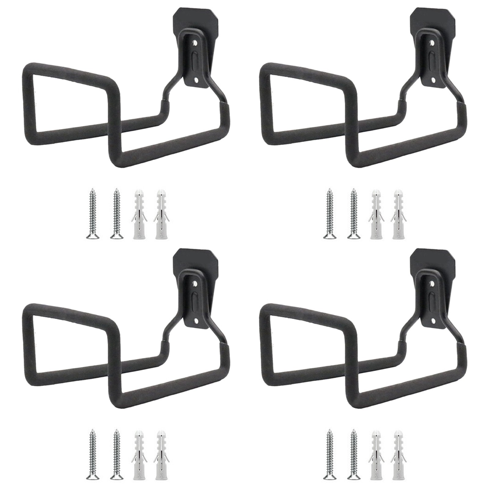 4X Garden Hose Holder Wall Mount, Duty Water Hose Hanger for Outside, Hose7894