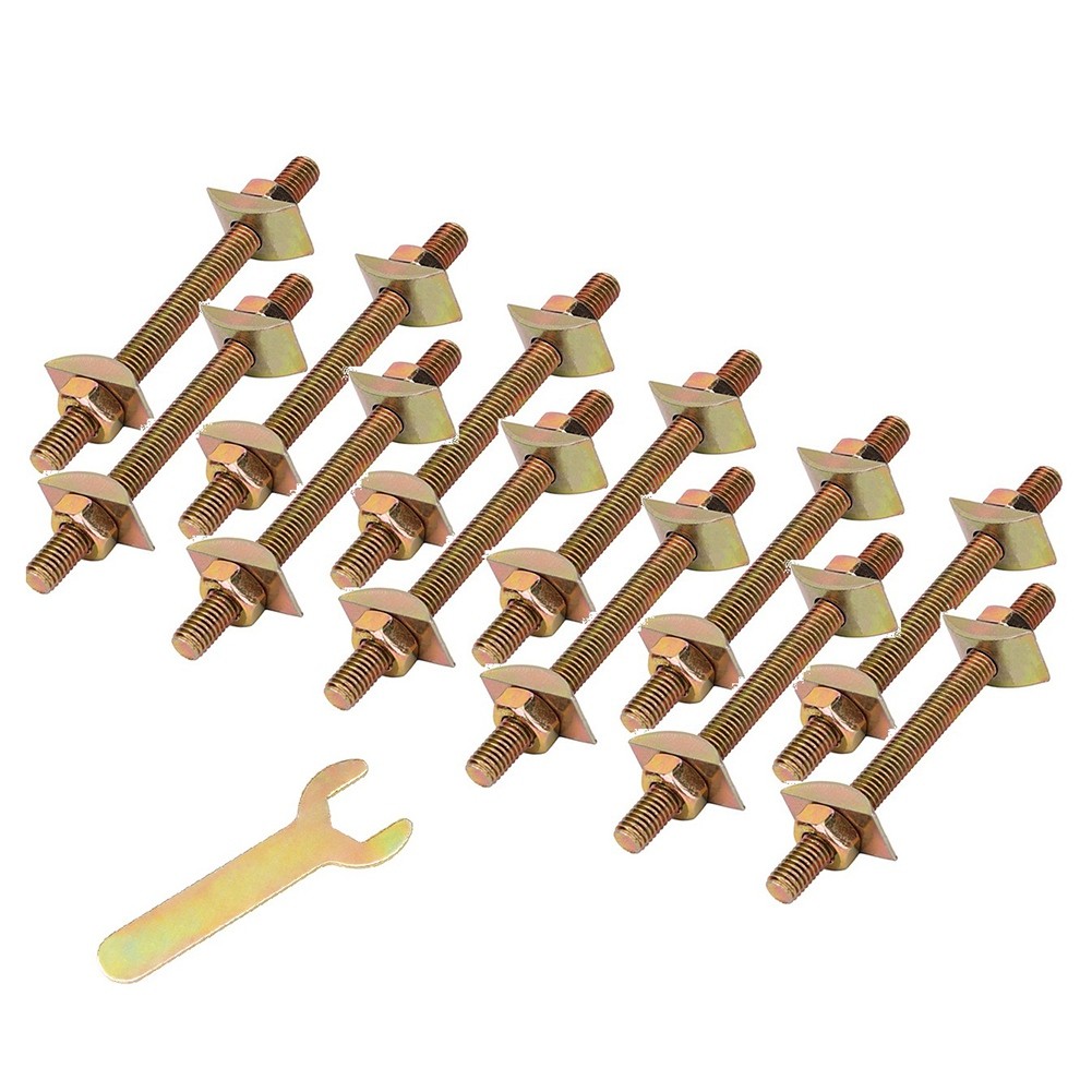 12Pcs Countertop Connector Bolts, M8x100mm Countertop Joint Fasteners,2881