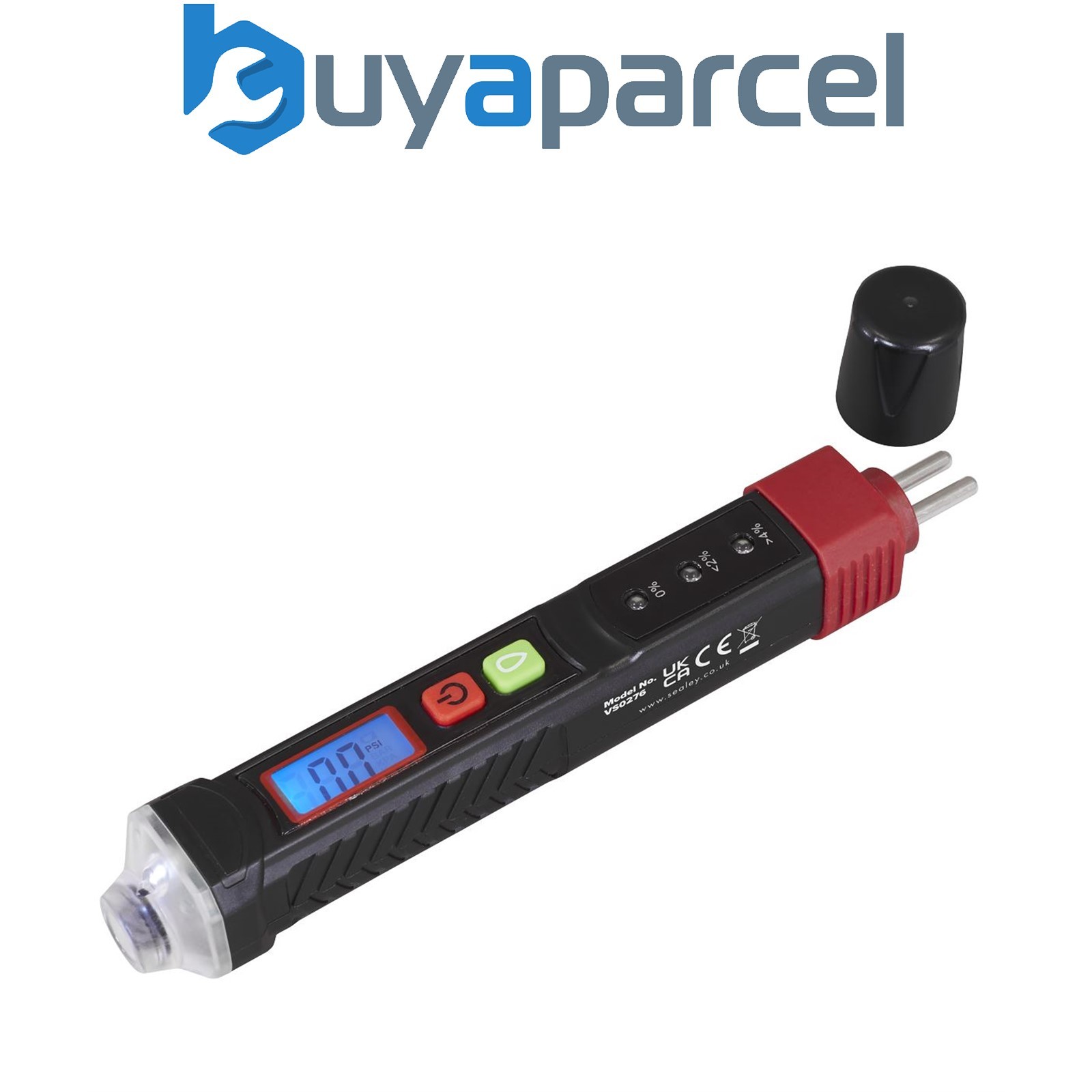 Sealey VS0276 2-In-1 Brake Fluid Tester & Tyre Pressure Gauge