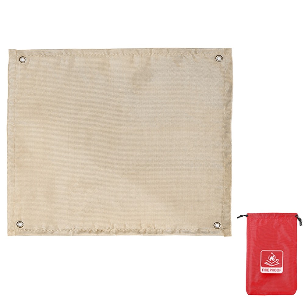 3X(Camping Fireproof Cloth Flame Retardant Cloth Outdoor Picnic9844