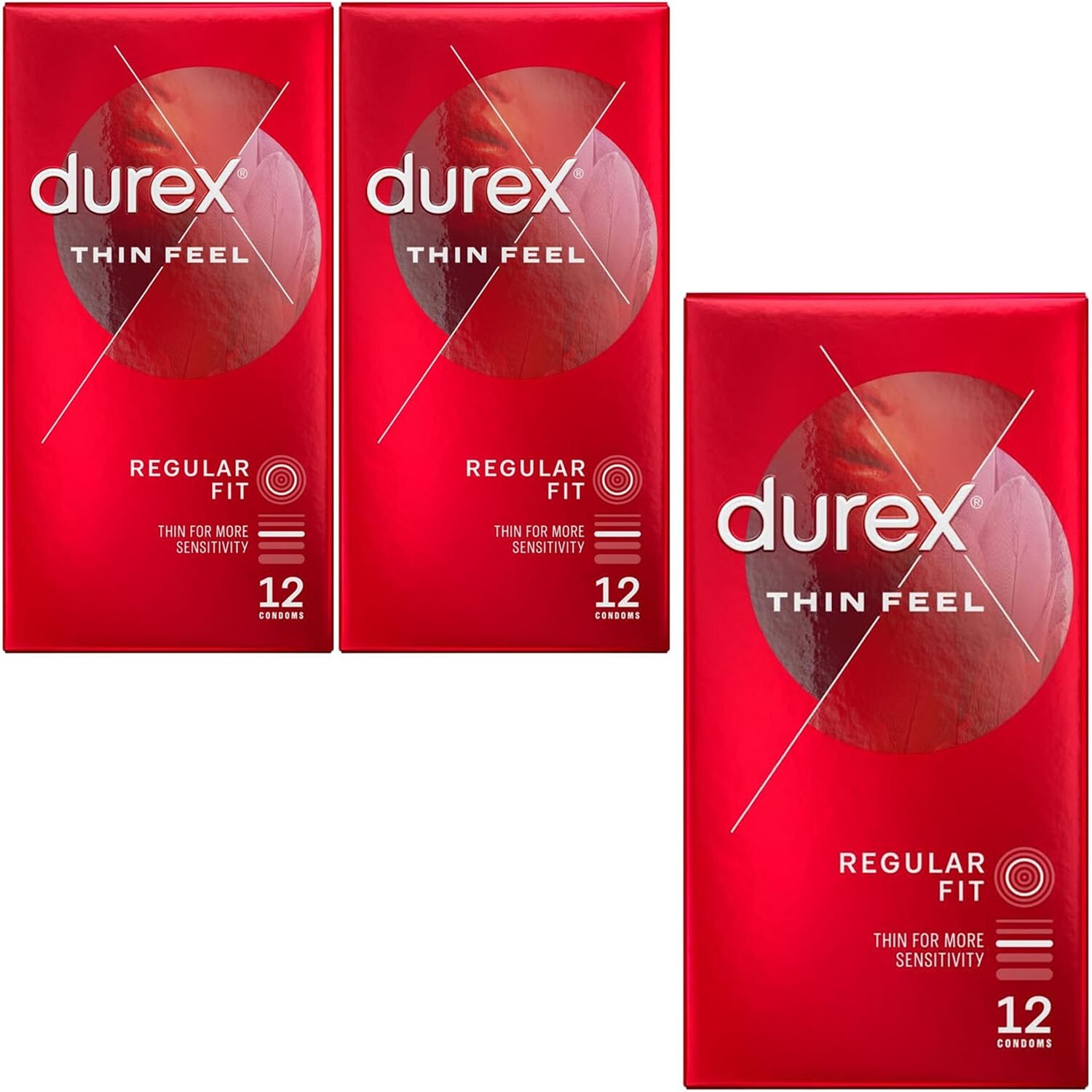 Durex Condoms Thin Feel 24 Units || Pack 3