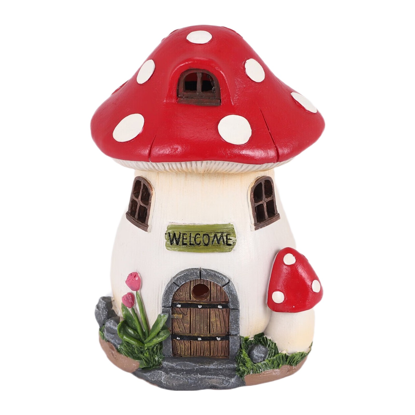 Solar Lamp Resin Craft Gardening Garden Miniature Fairy2443