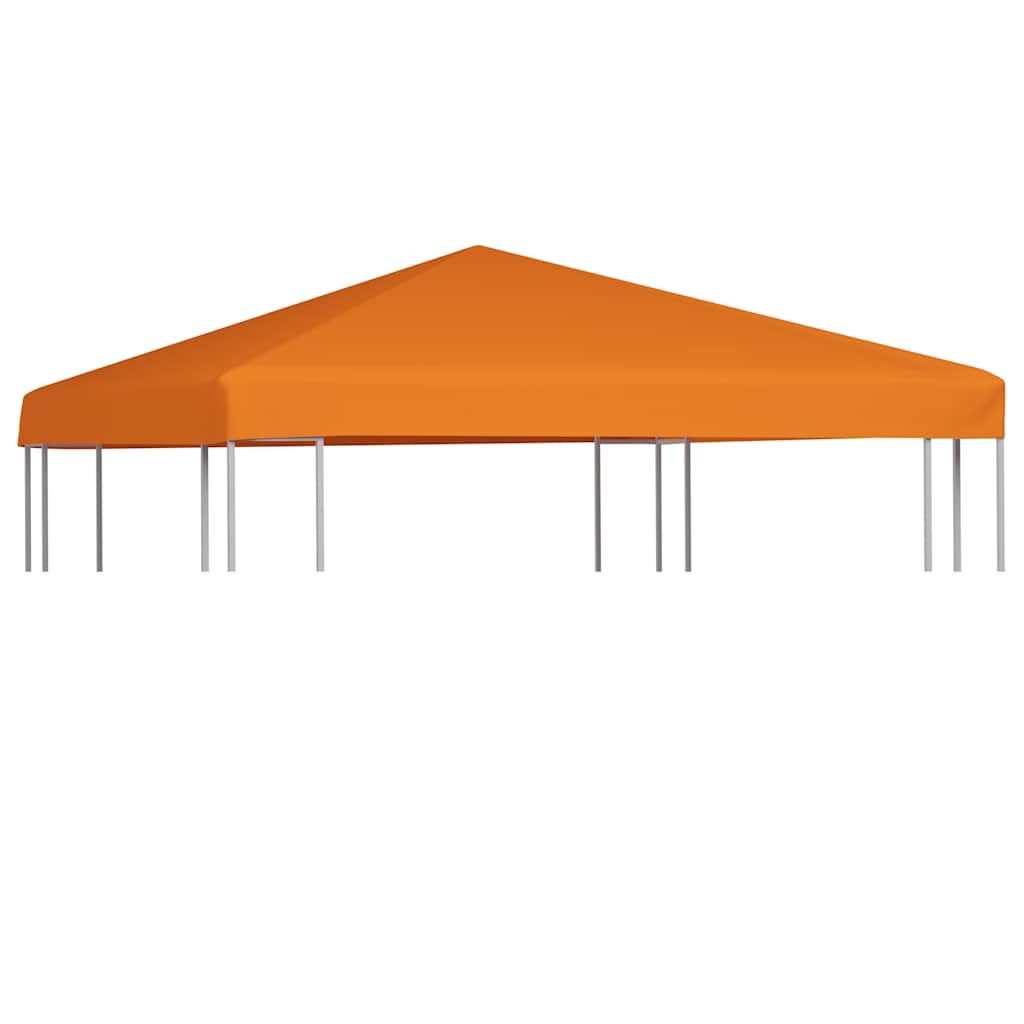 Gazebo Top Cover 310g/m² 3x3m Orange Patio Roof Replacement Tent Canopy vidaXL