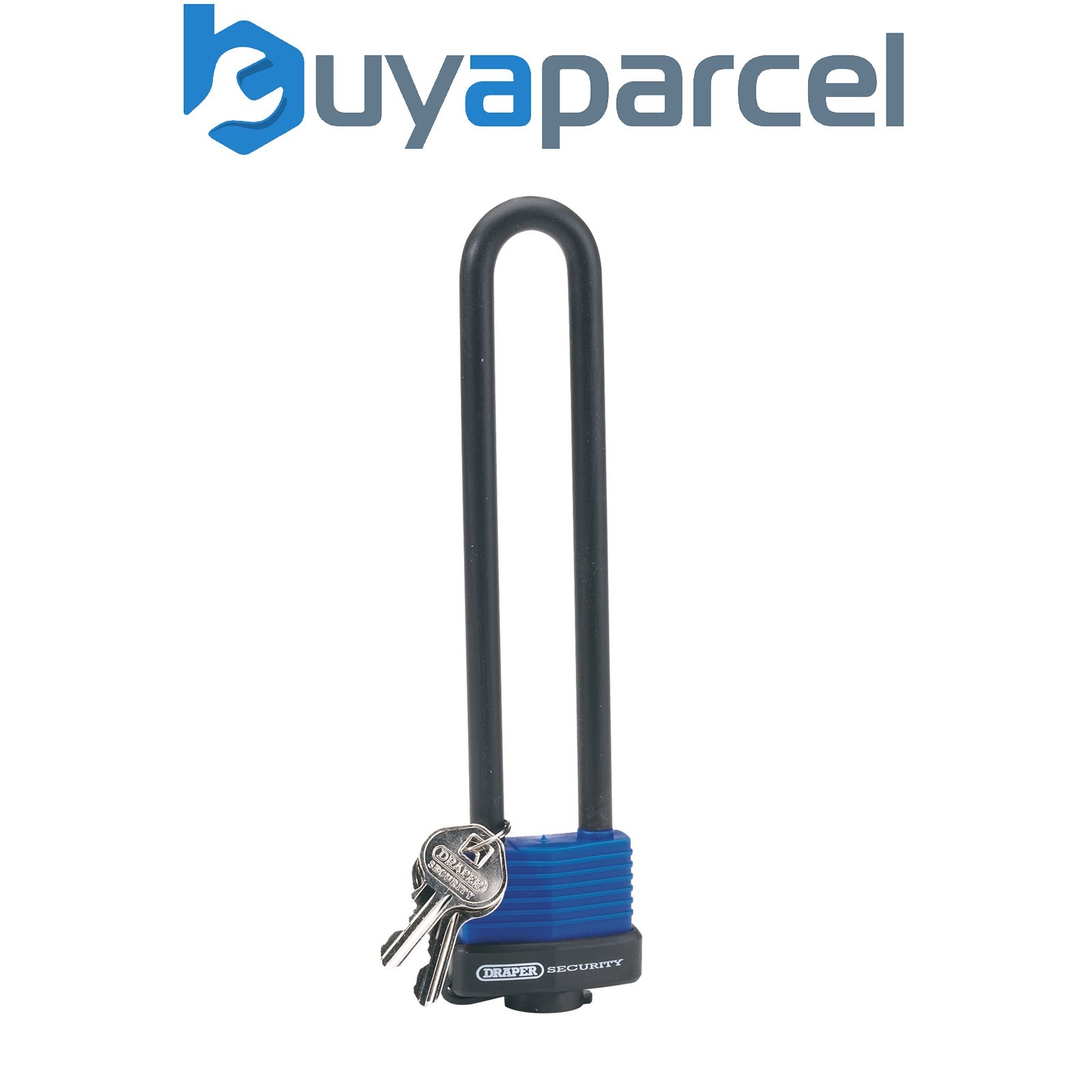 Draper 62952 U Bar Extra Long Shackle Lock with 2 Keys