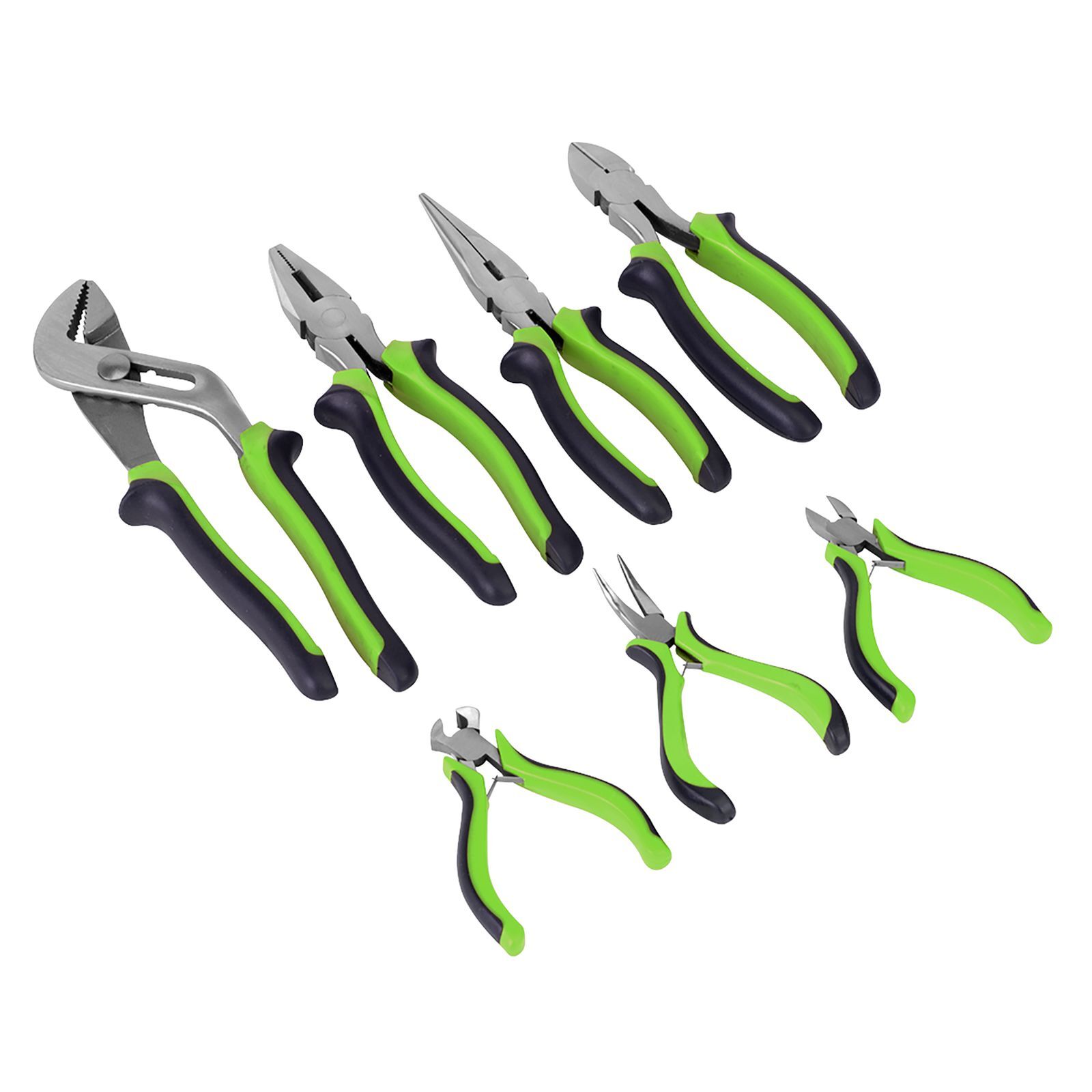 Siegen Comfort Grip Pliers Set 7 Piece Pliers Set Quality Work Tools S0757